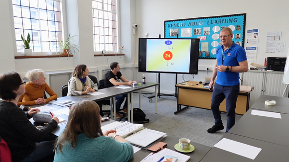 A Multiply maths class in Kendal library