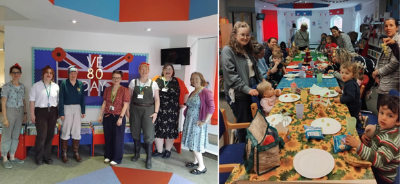 Penrith Library Adult learning sercice had a wonderful time commemorating 80 years since VE Day.