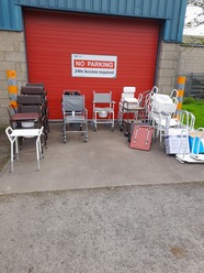 A range of daily aids collected at the event