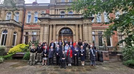 Penrith Armed Forces Day flag raising