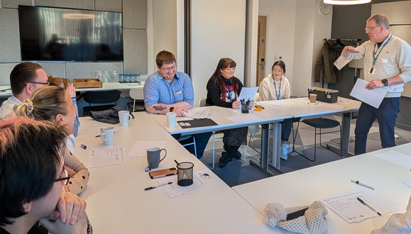 Learners attending a course run by Cumbria Adult Learning Services