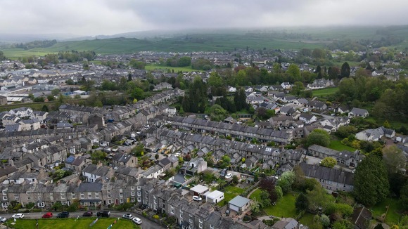 Homes in Westmorland and Furness from the sky