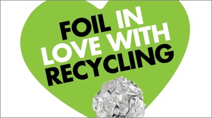 Foil in love with recycling