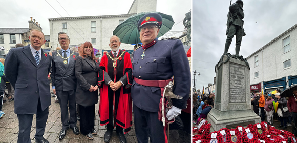Remembrance Sunday in Kendal
