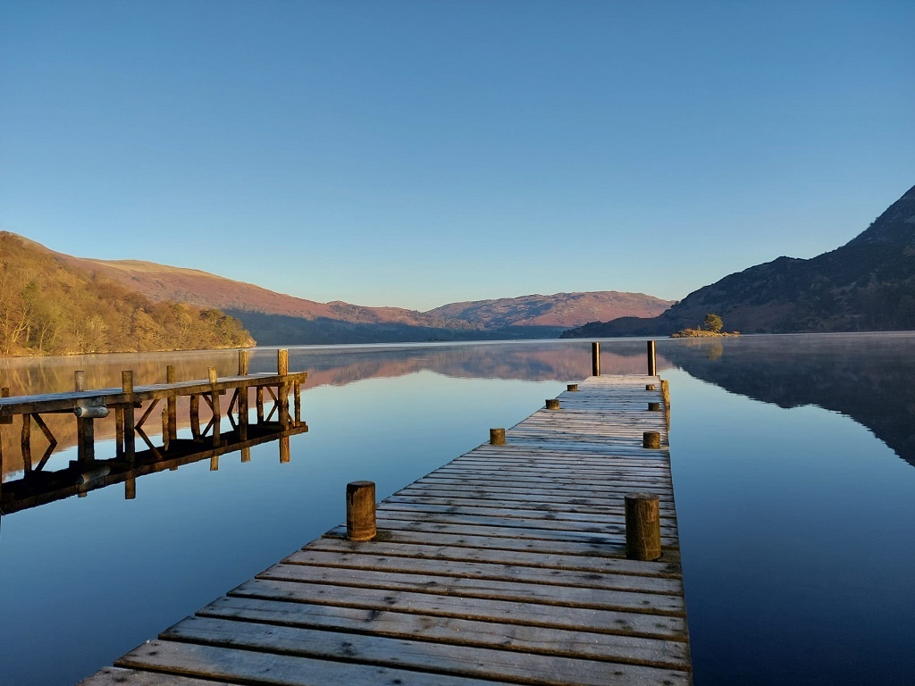 A jetty at Glenridding.
