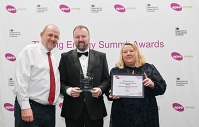  Phil Brennan, Allan Harty and Claire Gould pictured at the awards ceremony