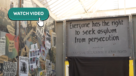 Students experience powerful refugee journey exhibition