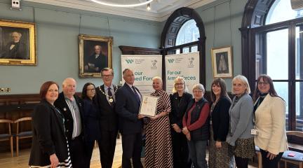 AF Gold Award presentation