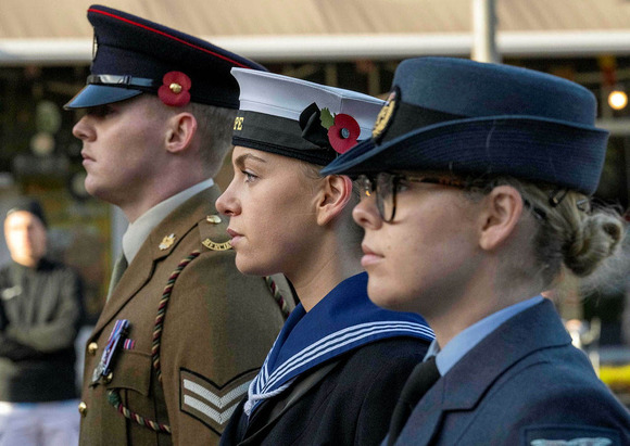 A represenative from the British Army, Navy and Air Force.