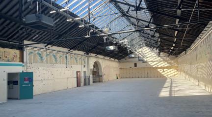 Internal view of Kendal Market Hall following decarbonisation works
