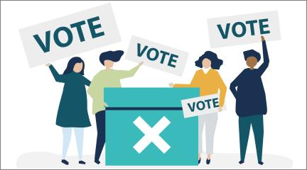 Vote graphic