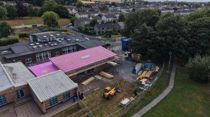 Beaconside C of E School extension works