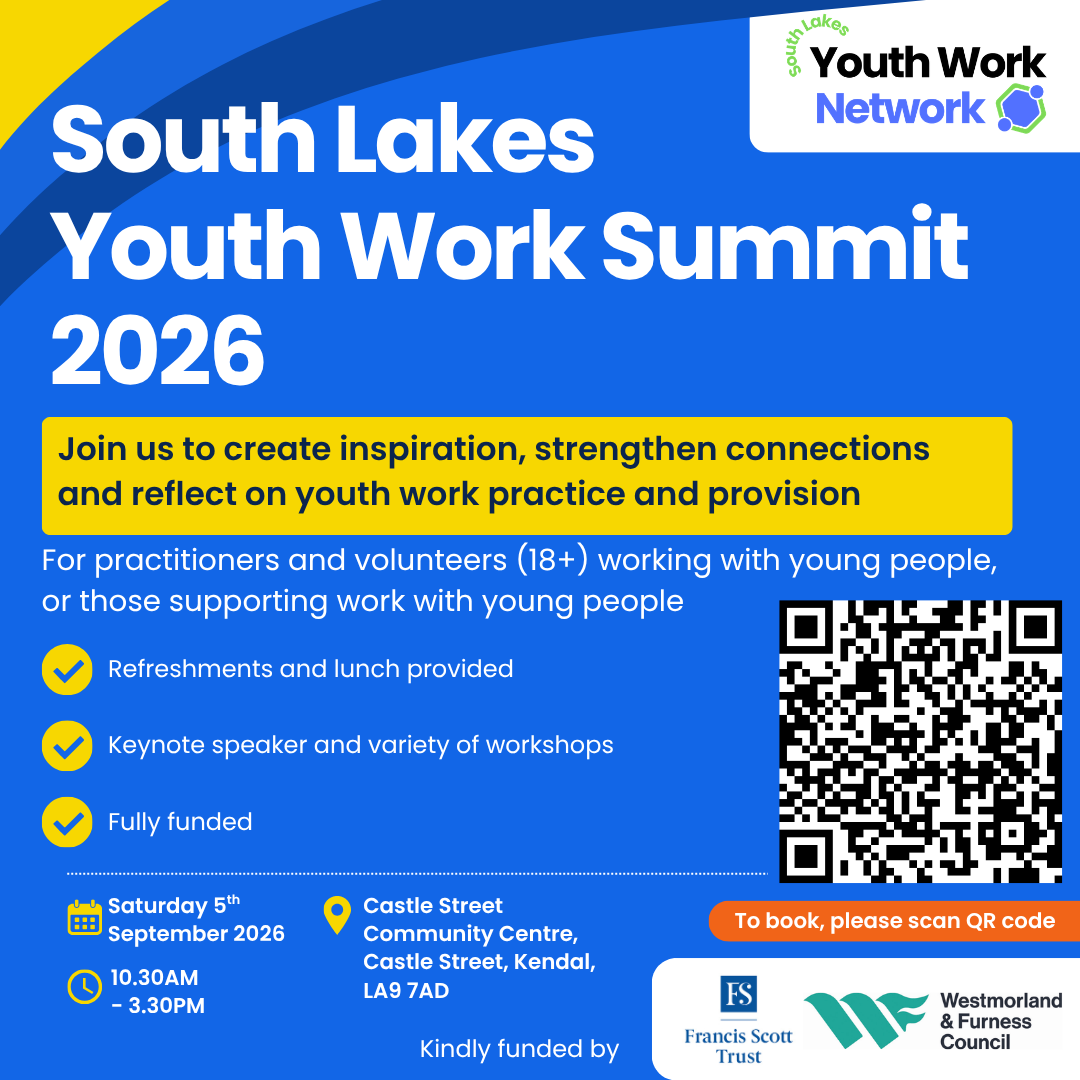 South Lakes Youth Work Summit 2026 event graphic