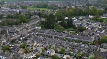 Housing aerial view
