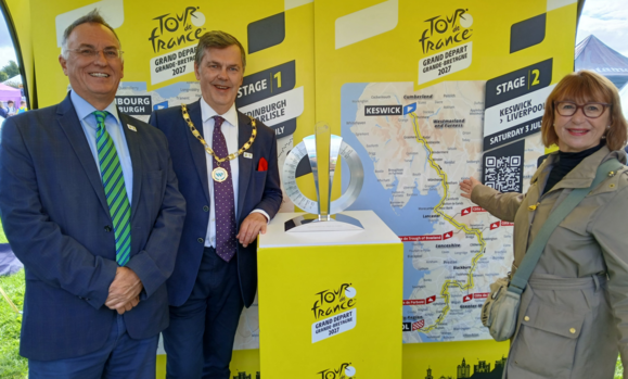 Tour de France Grand Départ Trophy draws the crowds at County Show