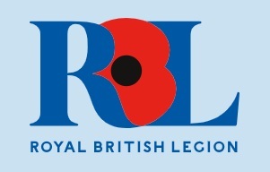 The Royal British Legion logo featuring a red poppy