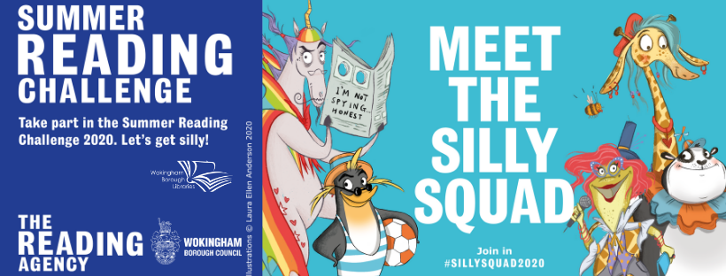 Summer Reading Challenge Silly Squad Logo