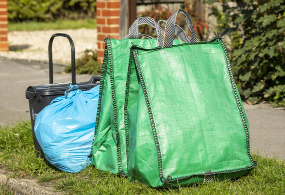 Residents will initially get two waterproof recycling bags