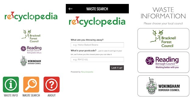 Use the re3cyclopedia to recycle more