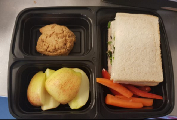 School lunch reusable tray