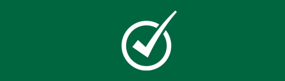 A tick symbol