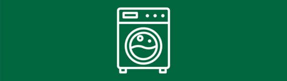 A washine machine symbol