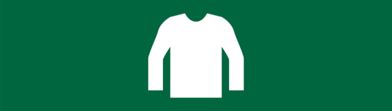 A long-sleeved t-shirt icon