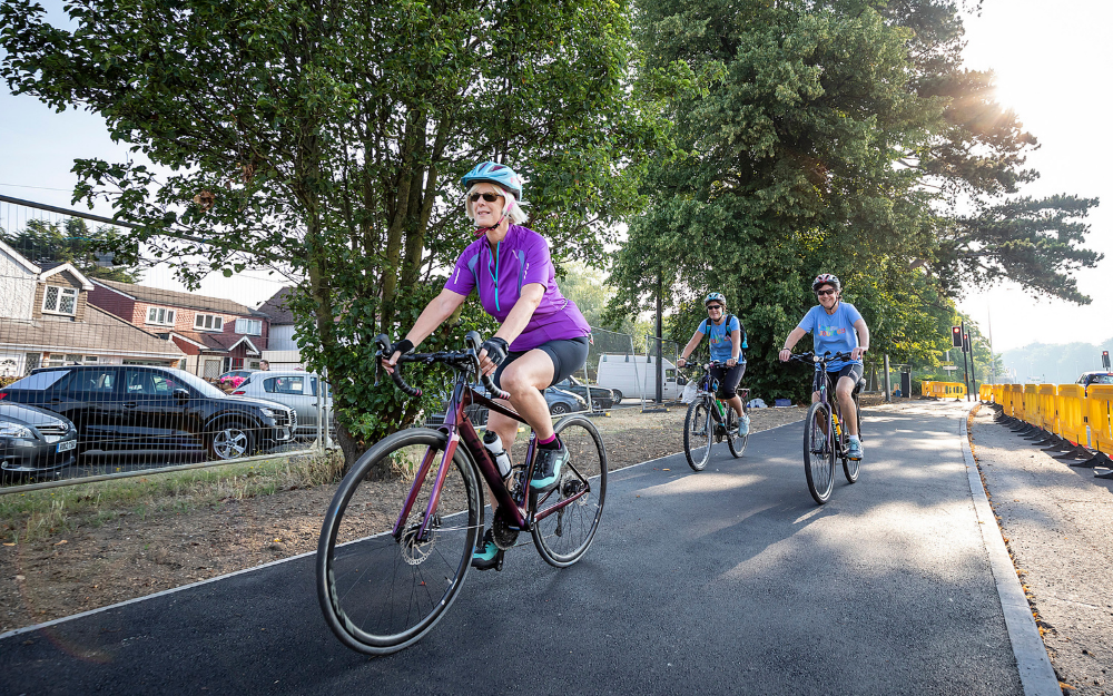 Cyclists in Wokingham Borough