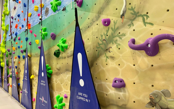 Dinton Activity Centre climbing wall