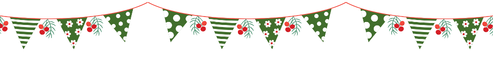 Christmas bunting