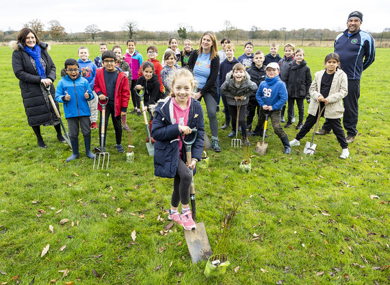 Shinfield St Mary's Junior School Tree Planting