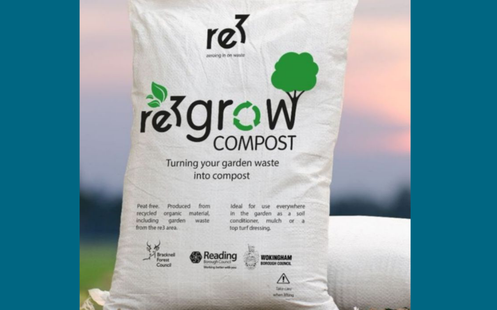 a bag of re3 regrow compost