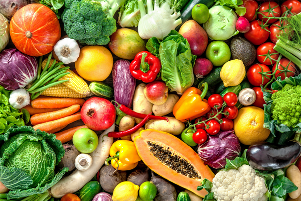 a selection of vegetables