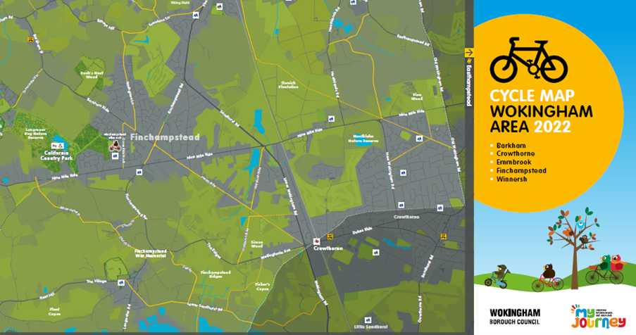 Wokingham Area Cycle Map 2022