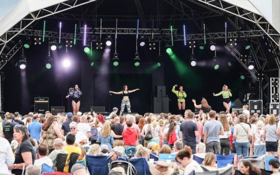 A photo of main stage performance at Marvellous Festival