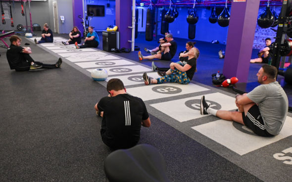 people exercising at BXGFit, Wokingham Borough Councils boxing gym