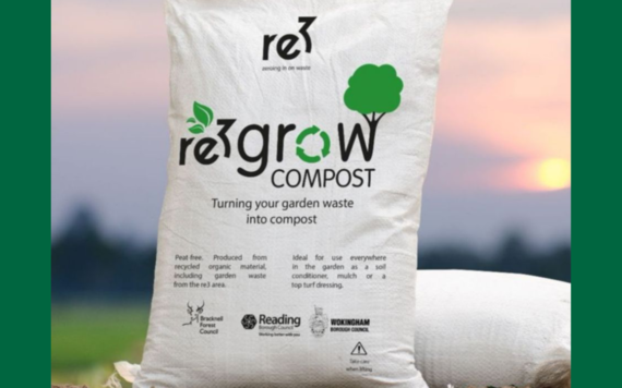 A bag of re3's compost