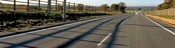 drivers eye view of a road