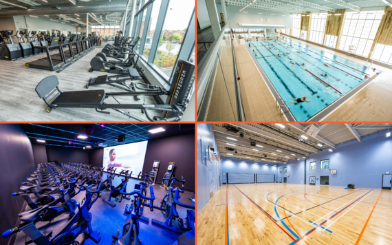 Compilation of photos from the new Wokingham Leisure Centre @ Carnival Hub 