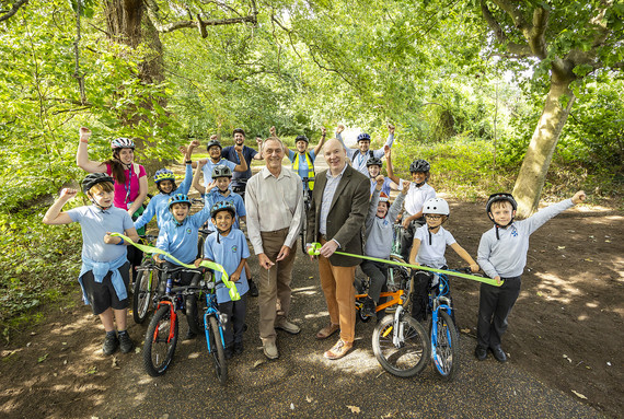 New greenway at Woosehill