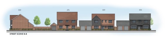 architect's view of proposed housing as approved in this application