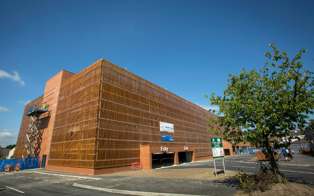 Carnival car park in Wokingham