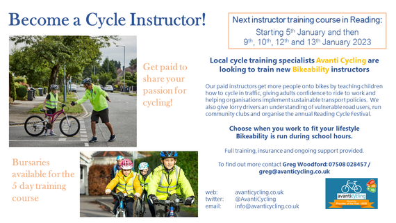 Bikeability instructors training