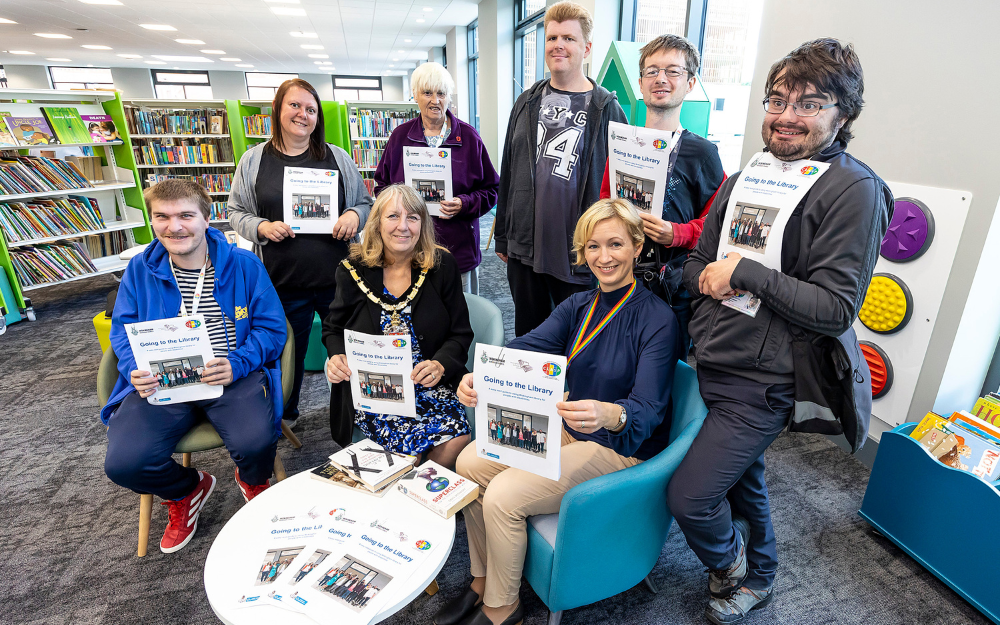 Members of CLASP with Cllr Sarah Kerr and Wokingham Borough Mayor Cllr Caroline Smith