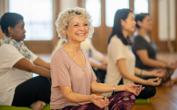 Yoga class