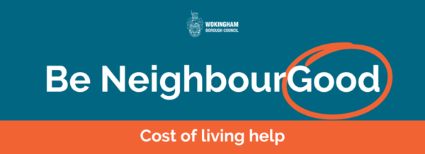Text reads: Be NeighbourGood, cost of living help