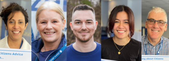 The Citizens Advice Wokingham team, including chief executive Jake Morrison (centre)