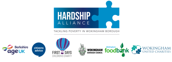 The logos of the Hardship Alliance partners