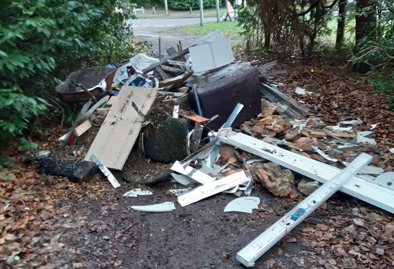 Fly tipping in Wokingham Without