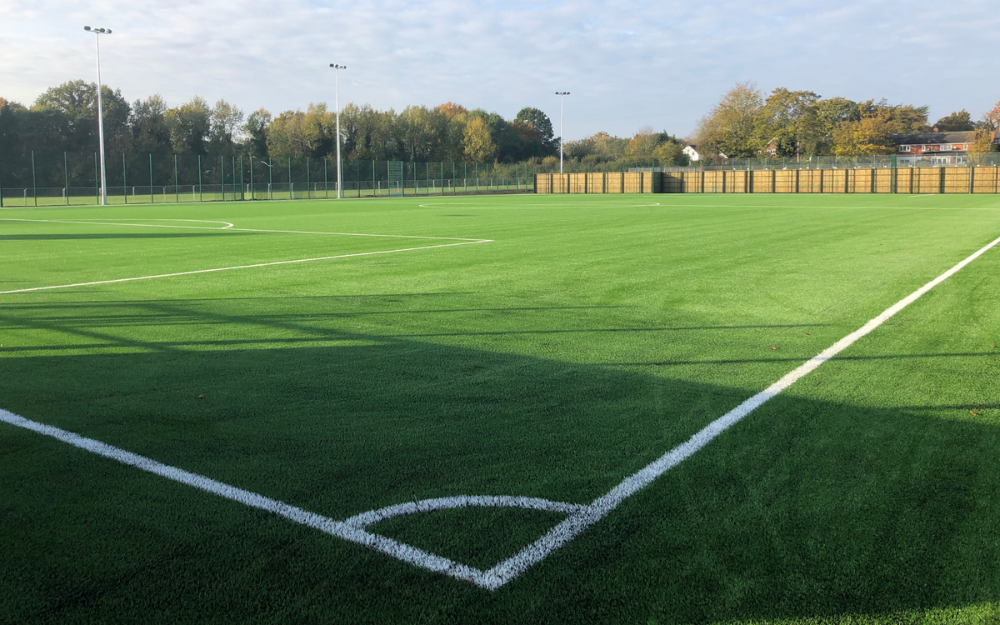 A 3G football pitch at Farley Hill Primary School in Arborfield